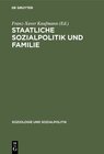 Buchcover Staatliche Sozialpolitik und Familie