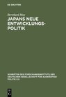 Buchcover Japans neue Entwicklungspolitik