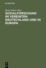 Buchcover Sozialforschung im vereinten Deutschland und in Europa