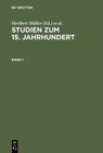 Buchcover Studien zum 15. Jahrhundert