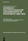 Buchcover Handbuch politisch-sozialer Grundbegriffe in Frankreich 1680-1820 / Humanité. Laboureur, Paysan. Luxe. Réforme. Subsista