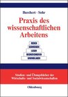 Buchcover Praxis des wissenschaftlichen Arbeitens