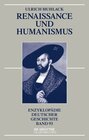 Buchcover Renaissance und Humanismus