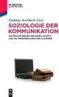 Buchcover Soziologie der Kommunikation