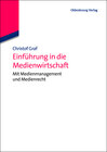 Buchcover Einführung in die Medienwirtschaft