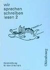 Buchcover wir sprechen schreiben lesen mit lateinischer Ausgangsschrift