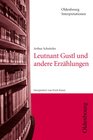 Buchcover Arthur Schnitzler, Leutnant Gustl, und andere Erzählungen