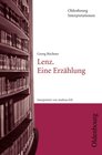 Buchcover Georg Büchner: Lenz. Eine Erzählung