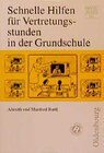 Buchcover Schnelle Hilfen für Vertretungsstunden in der Grundschule