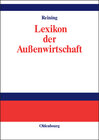 Buchcover Lexikon der Außenwirtschaft