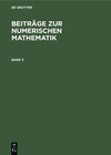 Buchcover Beiträge zur Numerischen Mathematik / Beiträge zur Numerischen Mathematik. Band 3