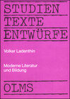 Buchcover Moderne Literatur und Bildung