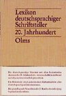 Buchcover Lexikon deutschsprachiger Schriftsteller. Von den Anfängen bis zur Gegenwart