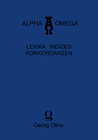 Buchcover Xenophontis operum Concordantiae Pars.1.1