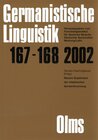 Buchcover Germanistische Linguistik / Neuere Ergebnisse der empirischen Genderforschung