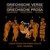 Buchcover Griechische Verse - Griechische Prosa