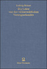 Buchcover Die Lehre von den völkerrechtlichen Vertragsurkunden