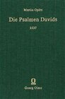 Buchcover Die Psalmen Davids 1637