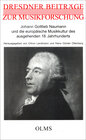 Buchcover Johann Gottlieb Naumann und die europäische Musikkultur des ausgehenden 18. Jahrhunderts