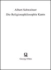 Buchcover Die Religionsphilosophie Kants