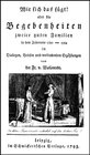 Buchcover Wie sich das fügt! Oder die Begebenheiten zweier guten Familien in dem Zeitraume 1780-1784