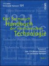 Buchcover Festschrift zum 175-jährigen Bestehen der Universität Hannover / Handbuch der mechanischen Technologie