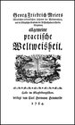 Buchcover Allgemeine practische Weltweisheit