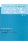 Buchcover Newtons "spirits" und der Leibnizsche Raum