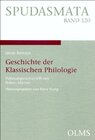 Buchcover Geschichte der Klassischen Philologie