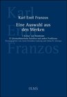 Buchcover Eine Auswahl aus den Werken