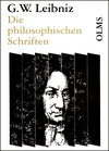 Buchcover Die philosophischen Schriften