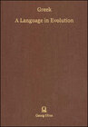 Buchcover Greek - A Language in Evolution
