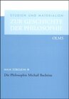 Buchcover Die Philosophie Michail Bachtins