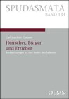 Buchcover Herrscher, Bürger und Erzieher