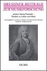 Buchcover Johann Georg Pisendel - Studien zu Leben und Werk