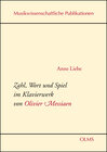 Buchcover Zahl, Wort und Spiel im Klavierwerk von Olivier Messiaen