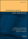 Buchcover Heinrich Heine und "das Buch"