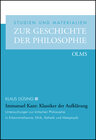 Buchcover Immanuel Kant: Klassiker der Aufklärung