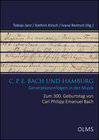 Buchcover C. P. E. Bach und Hamburg