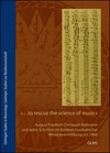 Buchcover »… to rescue the science of music«