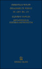 Buchcover Metaphysicae systema methodicum