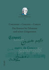 Buchcover Concertare - Concerto - Concert