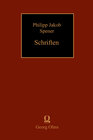 Buchcover Philipp Jakob Spener: Schriften