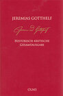 Buchcover Jeremias Gotthelf. Historisch-kritische Gesamtausgabe (HKG)