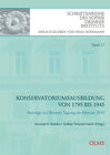 Buchcover Konservatoriumsausbildung von 1795 bis 1945