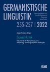 Buchcover Sprachkritik