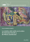 Buchcover La mística del exilio en la obra de Hannah Arendt y de María Zambrano