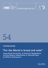 Buchcover “For the World is broad and wide”