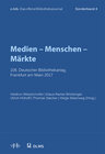 Buchcover Medien - Menschen - Märkte
