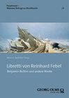 Buchcover Libretti von Reinhard Febel